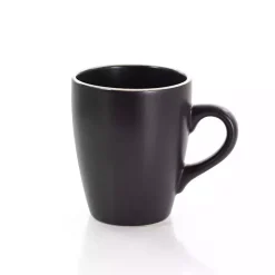 Black Modern Stoneware 16-pc. Dinnerware Set