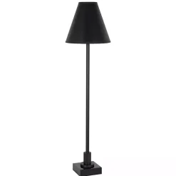 Black Pillar Buffet Lamps, Set of 2