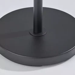 Black Pleated Empire Shade Jeremy Floor Lamp