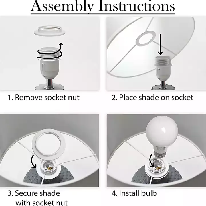 Black Purled Ceramic Table Lamp