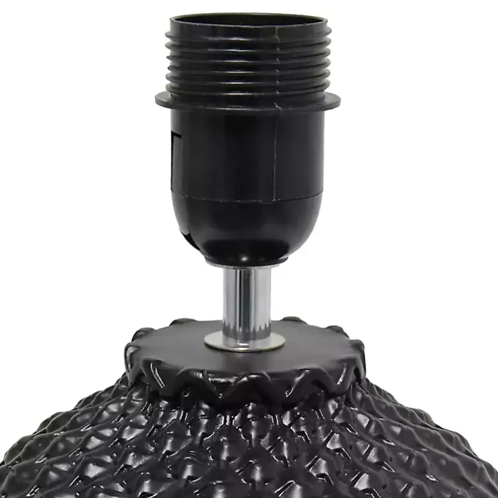 Black Purled Ceramic Table Lamp