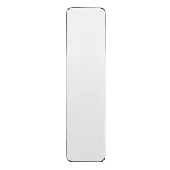 Black Rectangle Beveled Wall Mirror