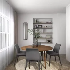 Black Rectangle Beveled Wall Mirror