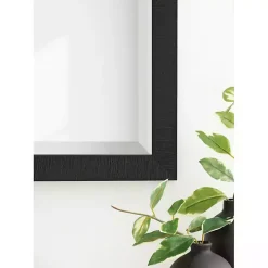 Black Reyna Rectangle Wall Mirror