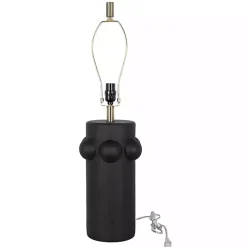Black Robust Table Lamps, Set of 2