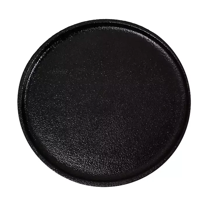 Black Round Modern Cocktail Table