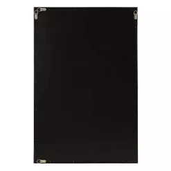 Black Rounded Rectangle Wall Mirror