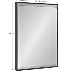 Black Ryder Wall Mirror