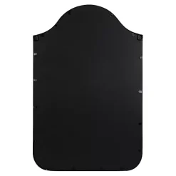 Black Scalloped Arch Fellows Wall Mirror