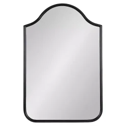 Black Scalloped Arch Fellows Wall Mirror