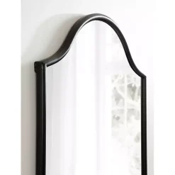 Black Scalloped Arch Fellows Wall Mirror