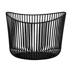Black Steel Modo Storage Basket