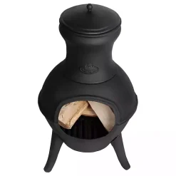 Black Terrace Fire Heater