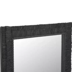 Black Textured Zoelle Wall Mirror