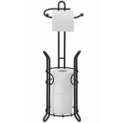 Black Toilet Paper Storage Stand