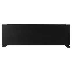 Black Traditional Two-Tiered Wall Shelf