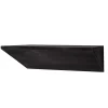 Black Wedge Wood Small Floating Shelf
