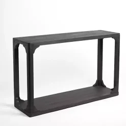 Black Wood Basni Console Table