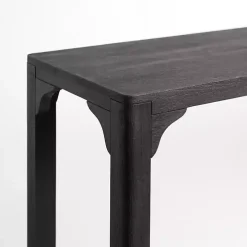 Black Wood Basni Console Table