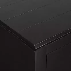 Black Wood 2-Drawer Layla Console Table