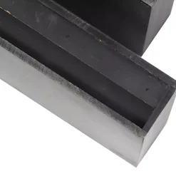 Black Wood Floating Shelves, Set of 3