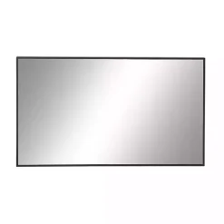 Black Wood Framed Mirror, 24x40 in.