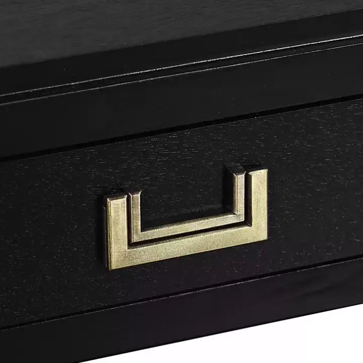 Black Wood Layla Accent Table