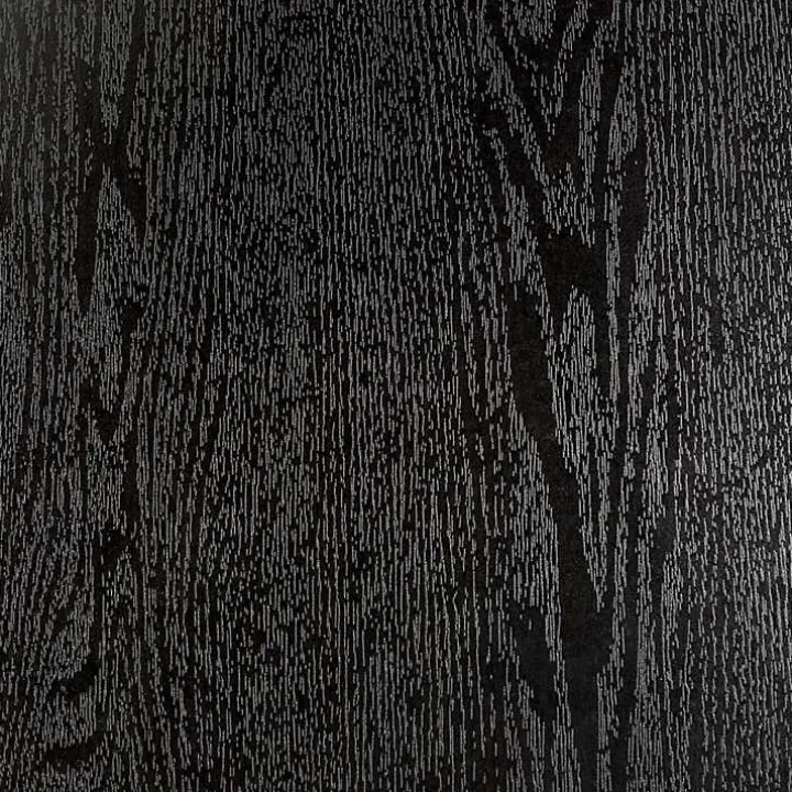 Black Wood Minimalist Accent Table