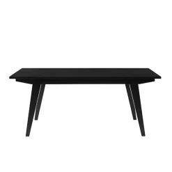 Black Wood Minimalist Coffee Table