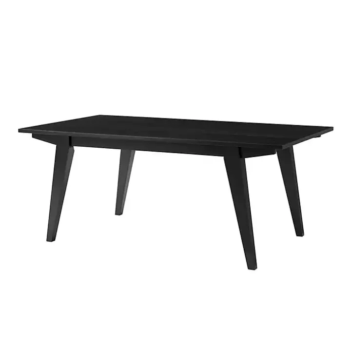 Black Wood Minimalist Coffee Table