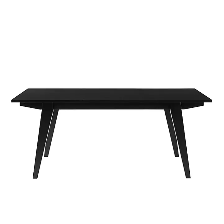 Black Wood Minimalist Coffee Table