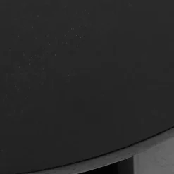 Black Wood Round Ford Coffee Table