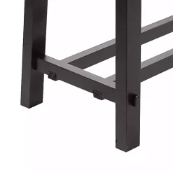 Black Wood Simple Farmhouse Bench