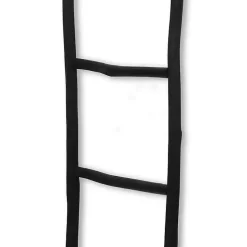 Black Wood Theo Blanket Ladder