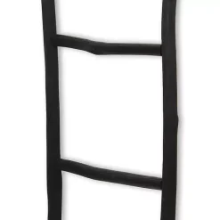Black Wood Theo Blanket Ladder