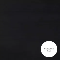 Black Wood X-Sides Desk