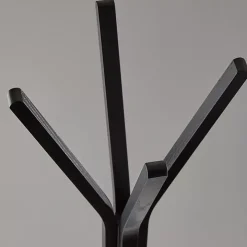 Black Wooden Tripod Leg Coat Rack
