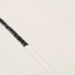 Black Woven Lines Throw Pillow