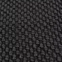 Black Woven Nubby Pillow