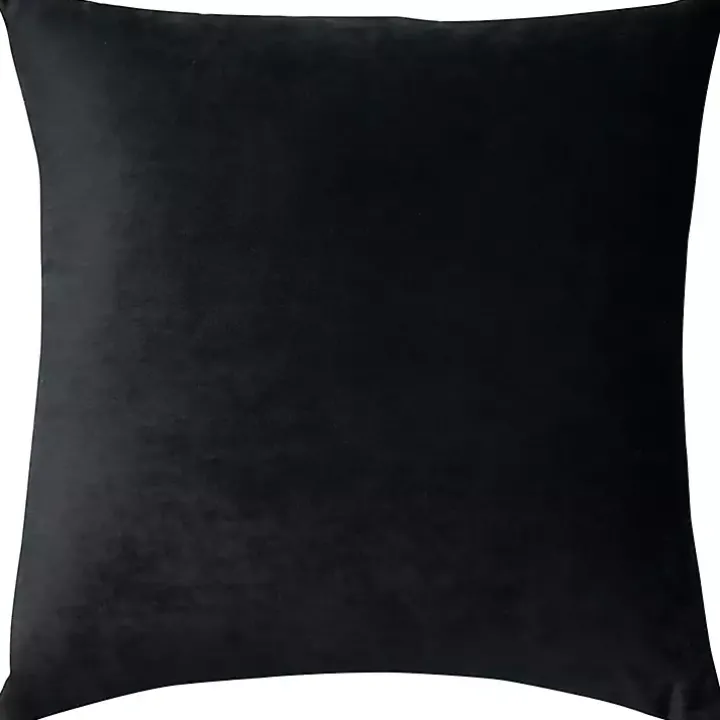 Black Zebra Jacquard Pillow