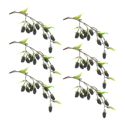Blackberry Vine Sprays, Set of 6