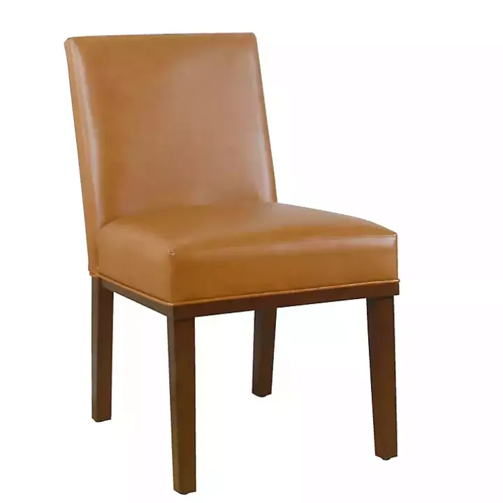 Blair Carmel Leather Dining Chair