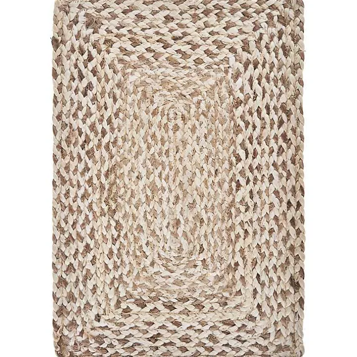 Bleach and Natural Woven Placemats, Set of 4