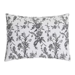 Bleighton Black Floral 3-pc. Full/Queen Quilt Set