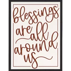 Blessings Around Us Framed Wall Plaque