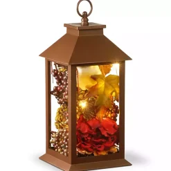 Bloom Floral Filled LED Lantern