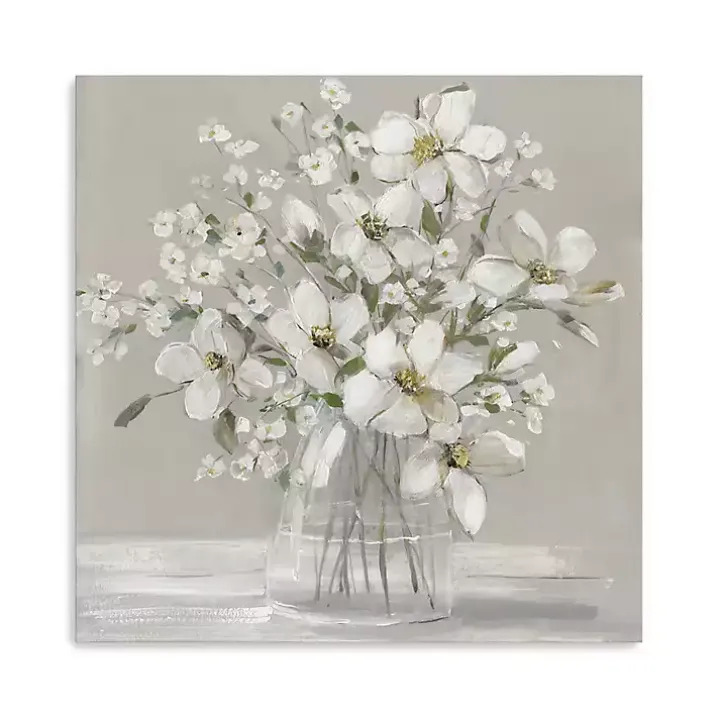 Blooming Magnolias Canvas Art Print, 20x20 in.