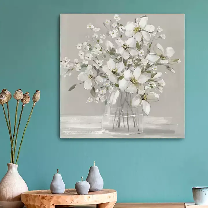Blooming Magnolias Canvas Art Print, 20x20 in.