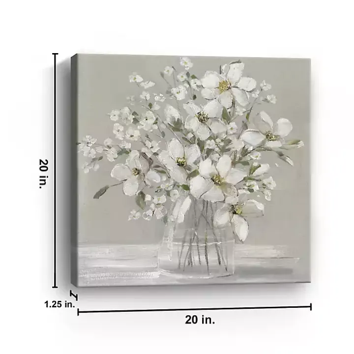 Blooming Magnolias Canvas Art Print, 20x20 in.