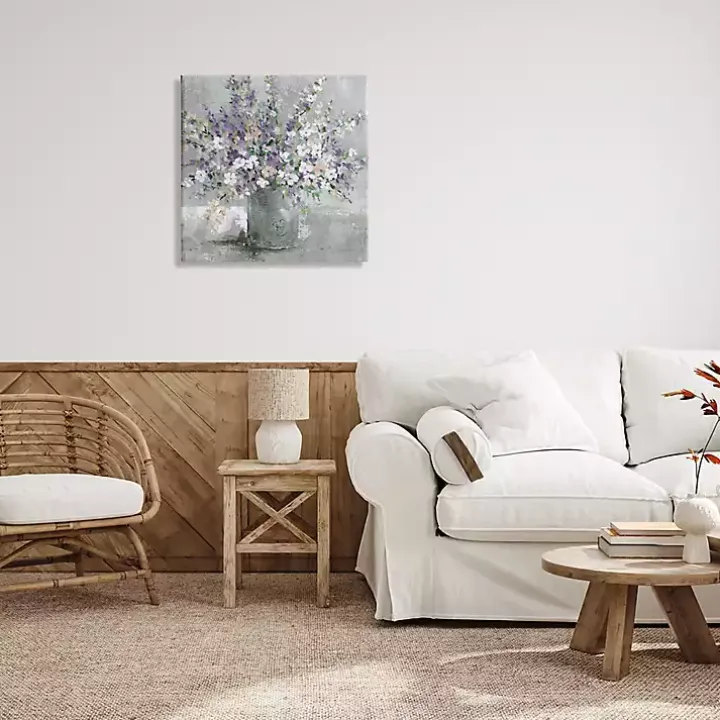 Blossoming Aster Bouquet Canvas Print, 24x24 in.